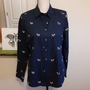 Attn Crazy Dog Ladies! J Crew Scottie Shirt